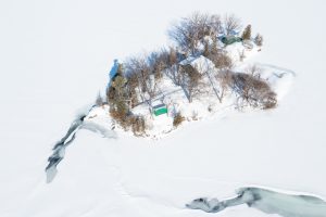 Pike Island in Winter