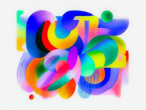 Overlapping Color Forms