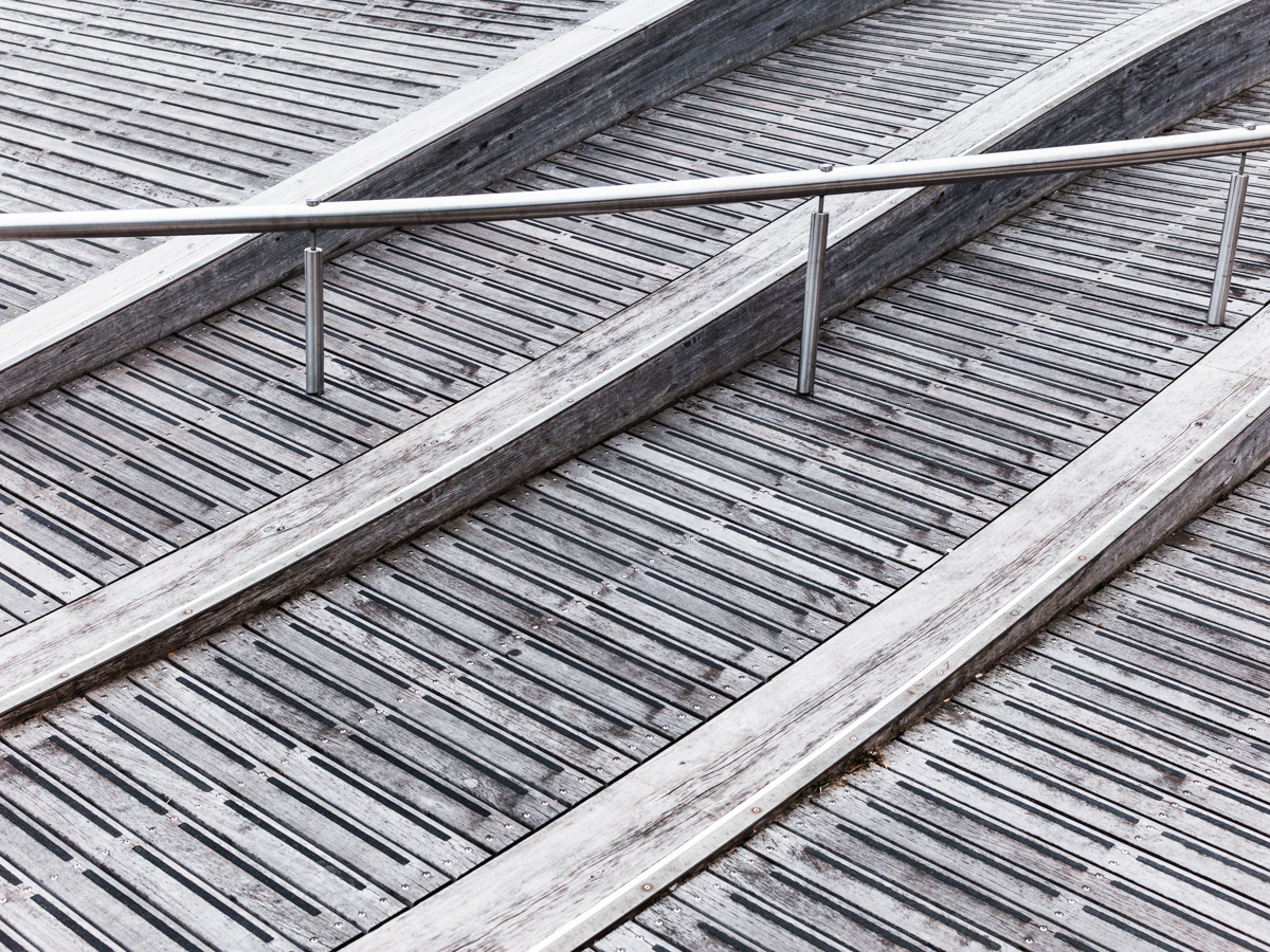 Spadina Wavedeck Timber Detail
