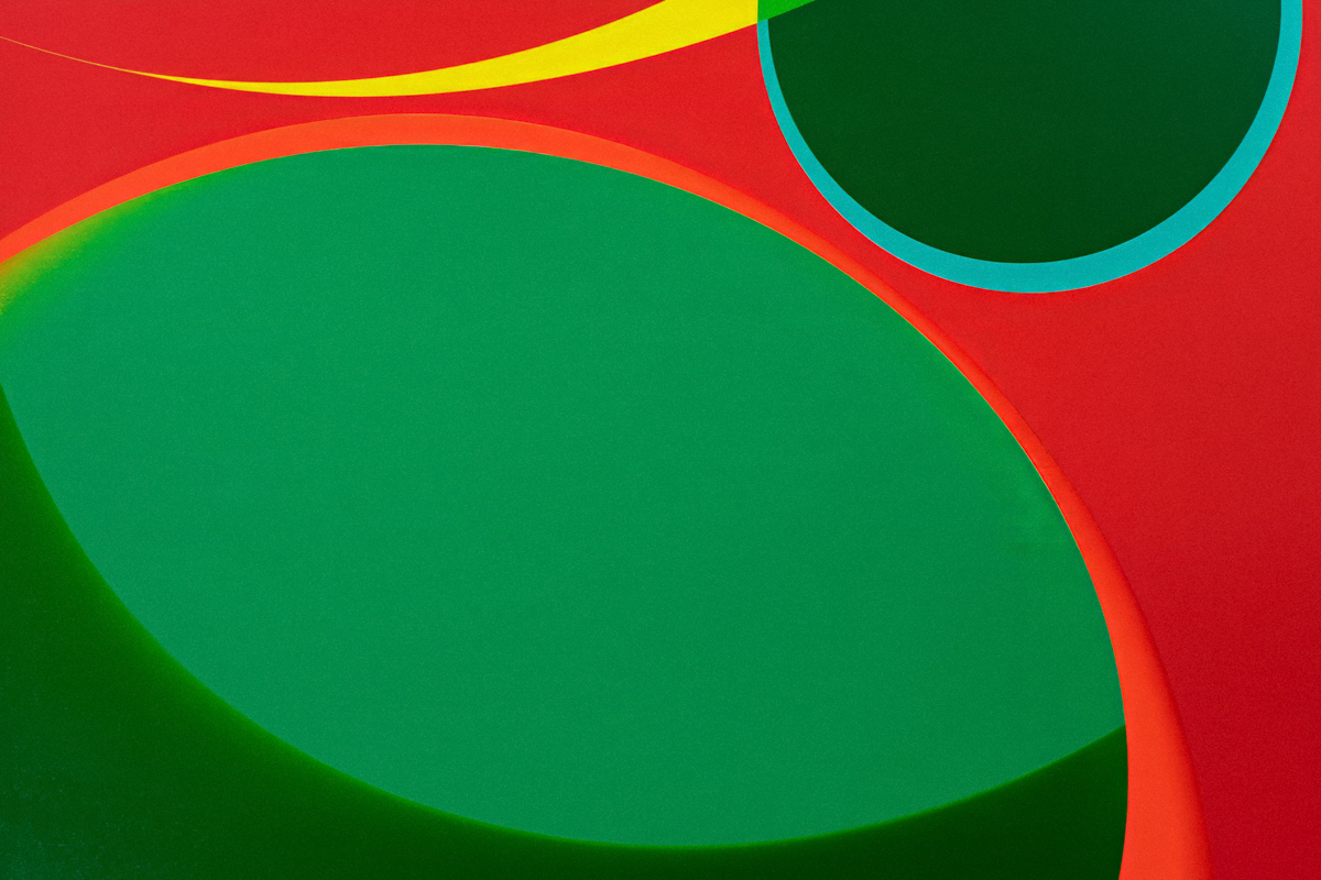 Phthalo Disc Against Cadmium Field