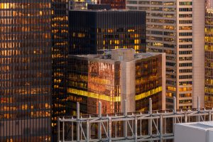 Toronto Financial District at Dusk
