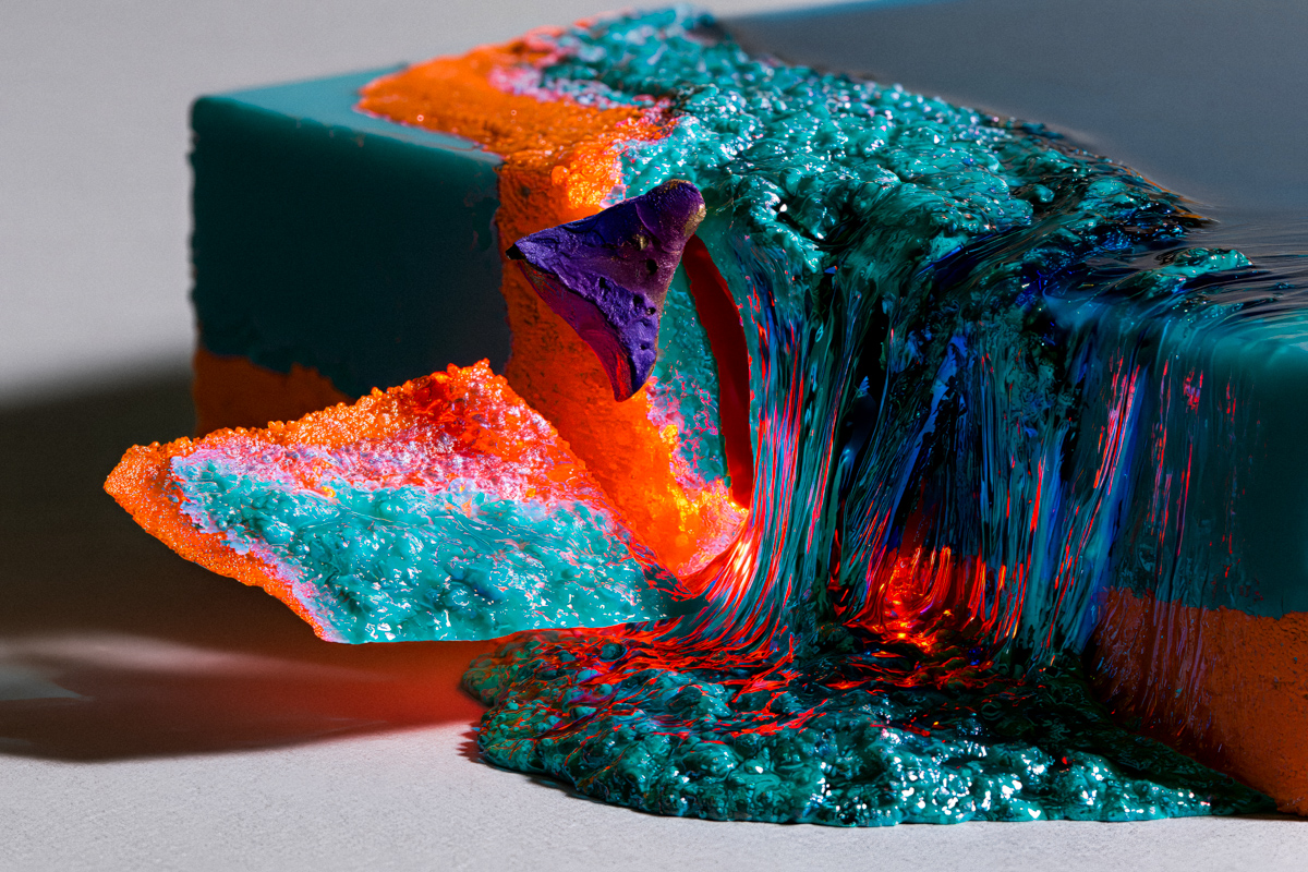 Color Field in Rupture