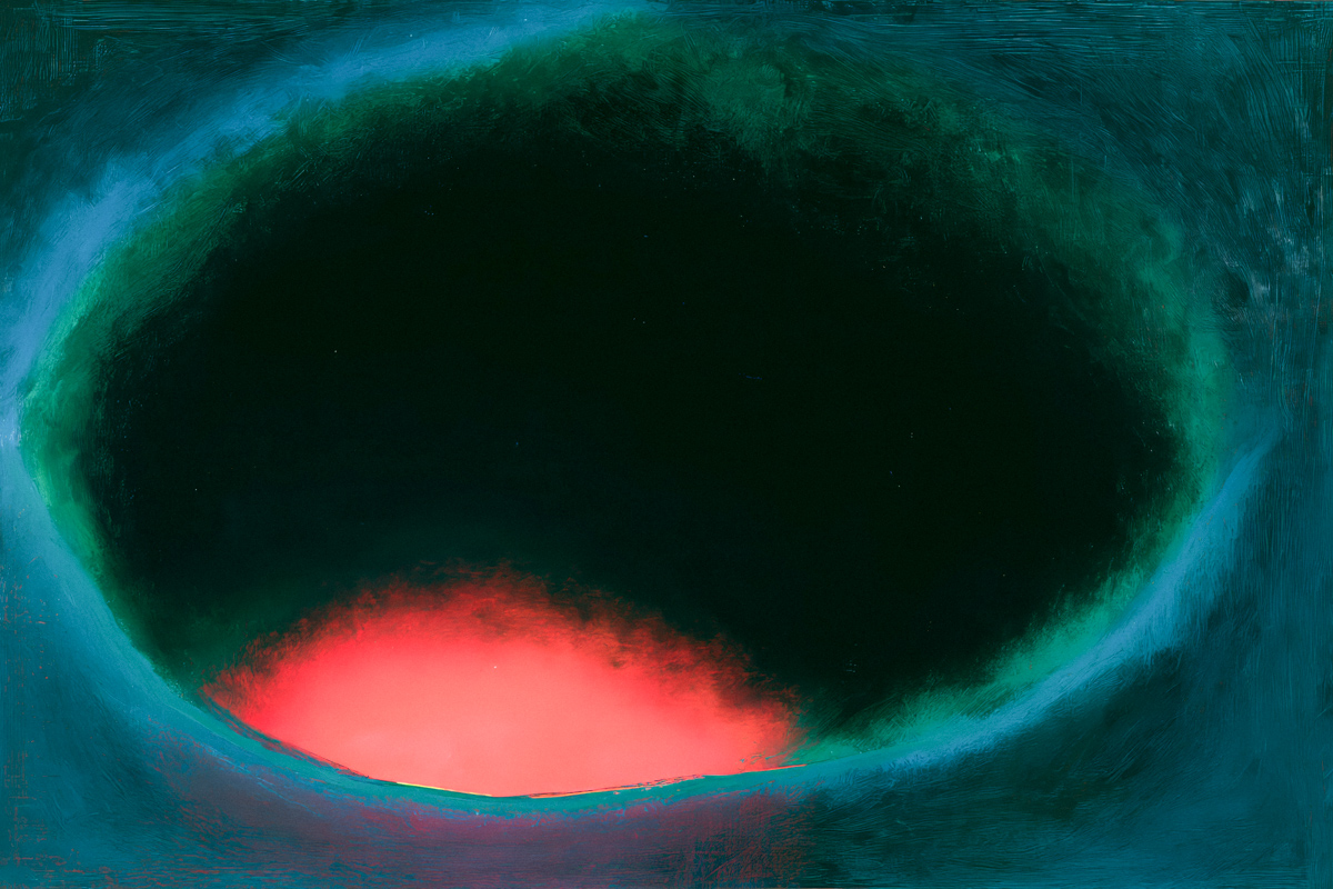 Green Arc Over Red Field
