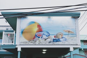Beach Ball Mural, Wildwood Boardwalk