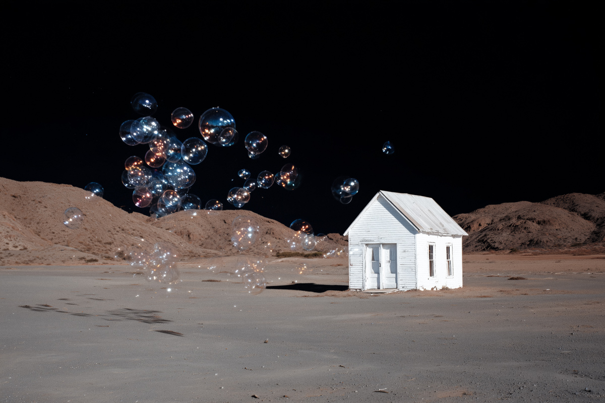 White Chapel and Floating Bubbles