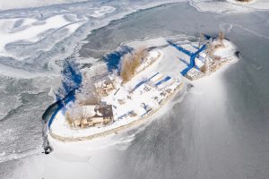 Ice-Locked Island, Thousand Islands Winter