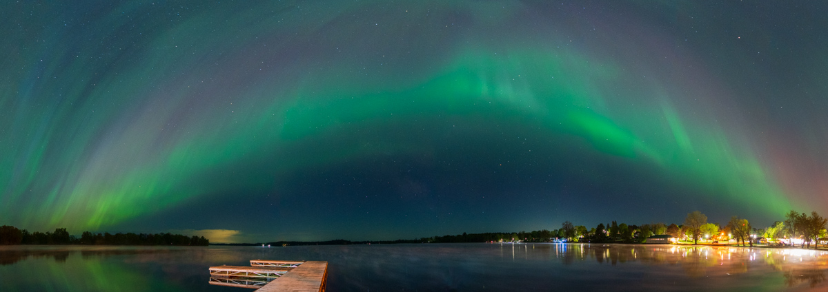 Aurora Over Ontario Lake