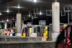 Toll Plaza at Night