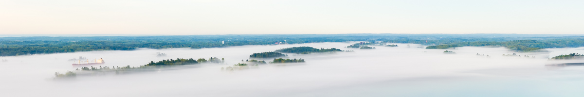 Fog Over Thousand Islands