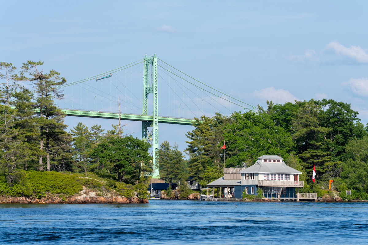 Bonnie View Island and Thousand Islands Bridge