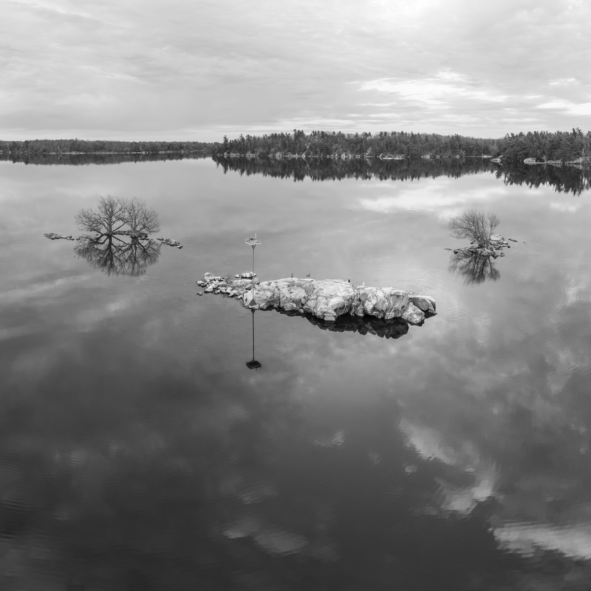 Twin Trees and Rocky Island