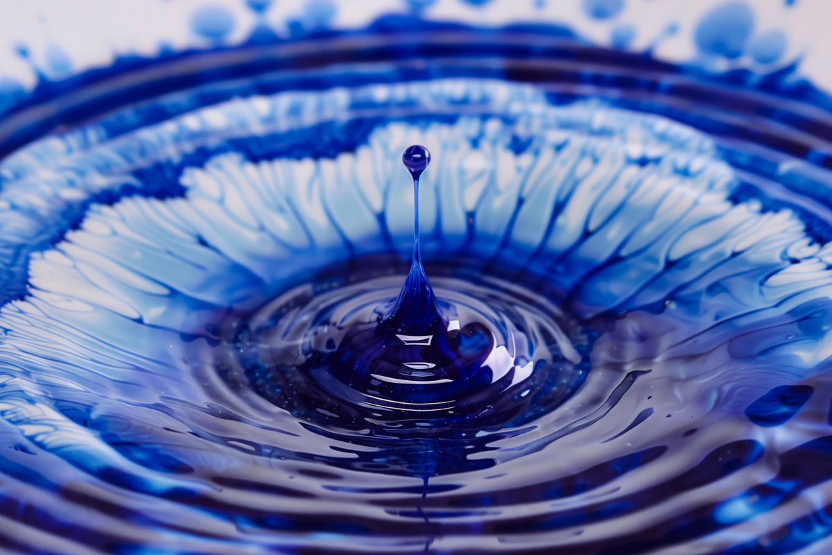 Indigo Drop and Nodal Ripple