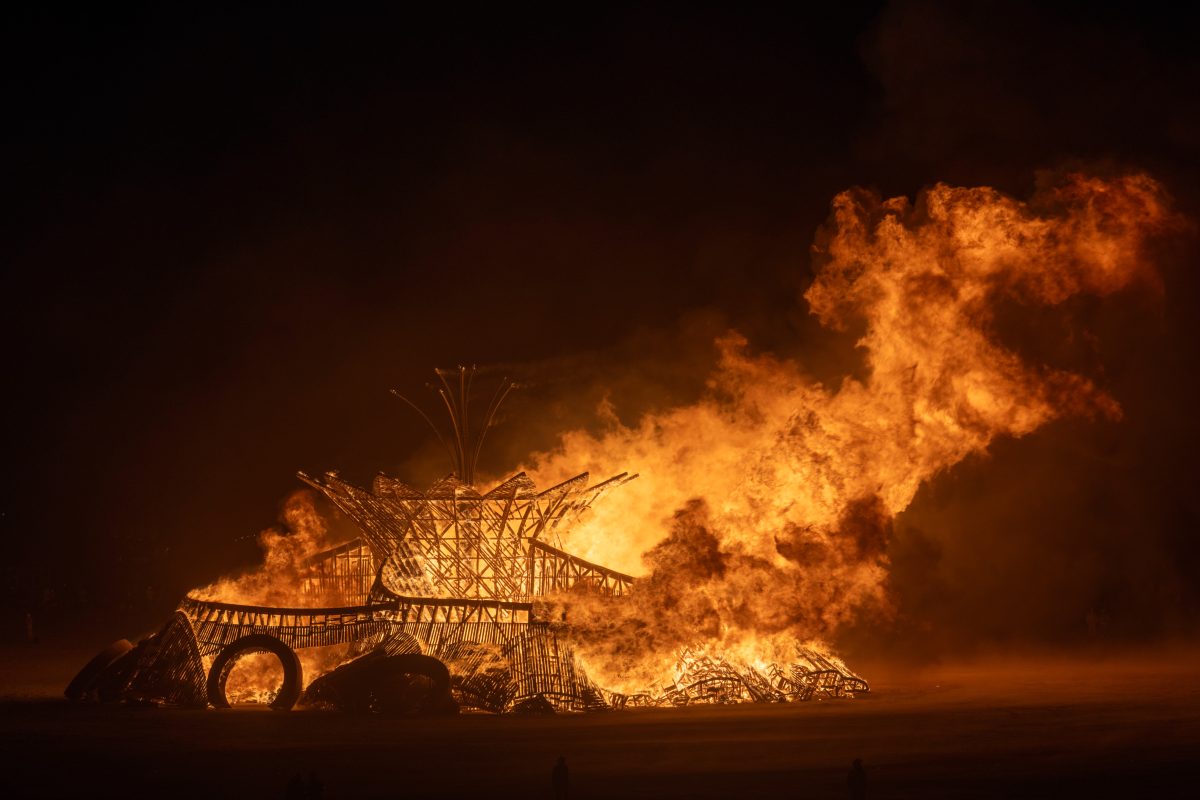Burning Man 2026 Temple Burn - Temple of the Moon by Moonlight Collective