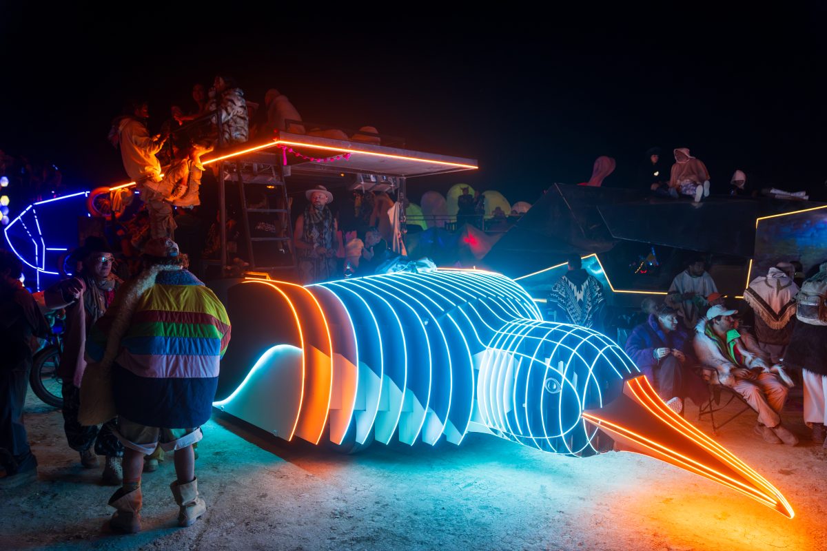 Mutant Vehicles at The Man Burn Burning Man 2026