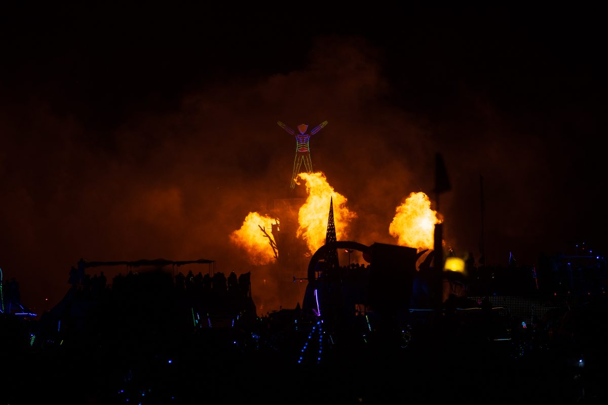 Burning Man 2026 Man Burn