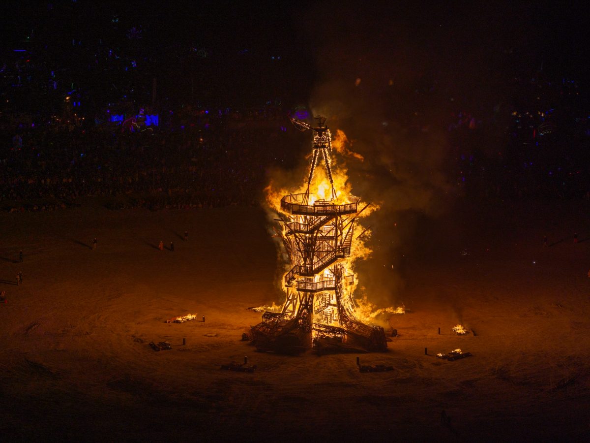 Burning Man 2026 Man Burn