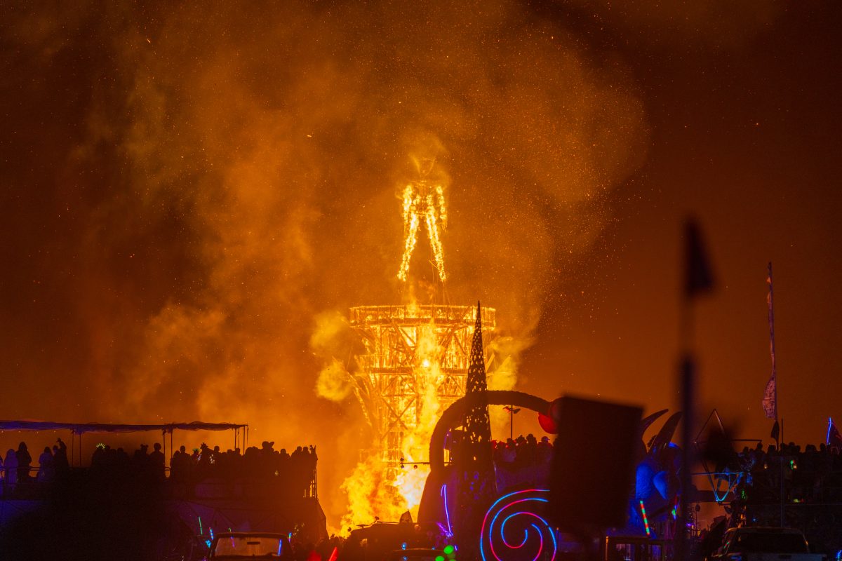 Burning Man 2026 Man Burn