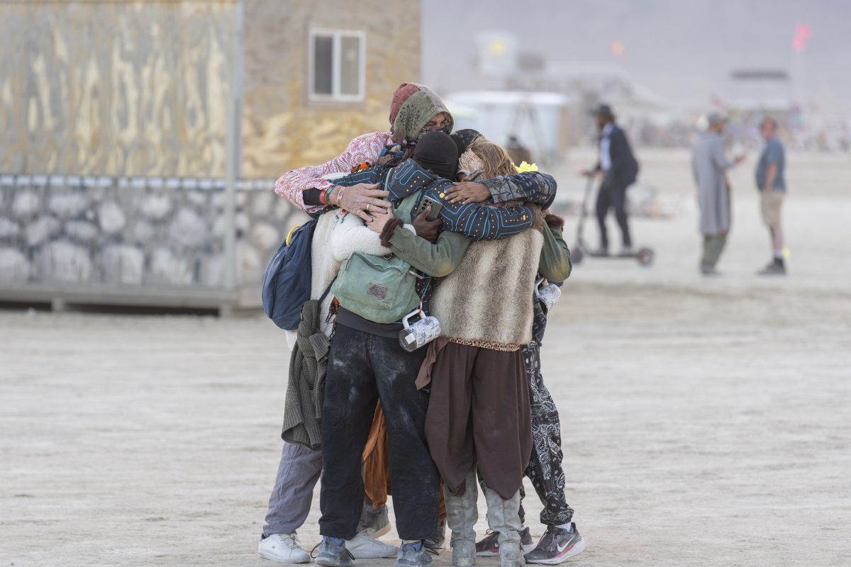 Group Hug in the Dust