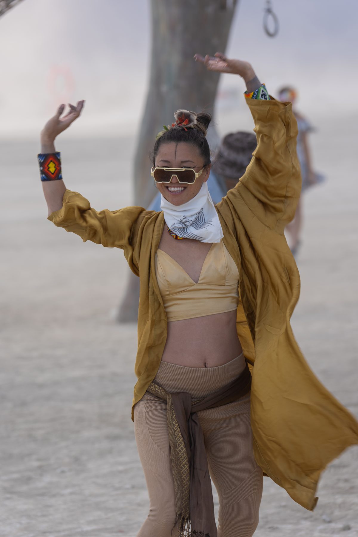 Arms Up in the Dust