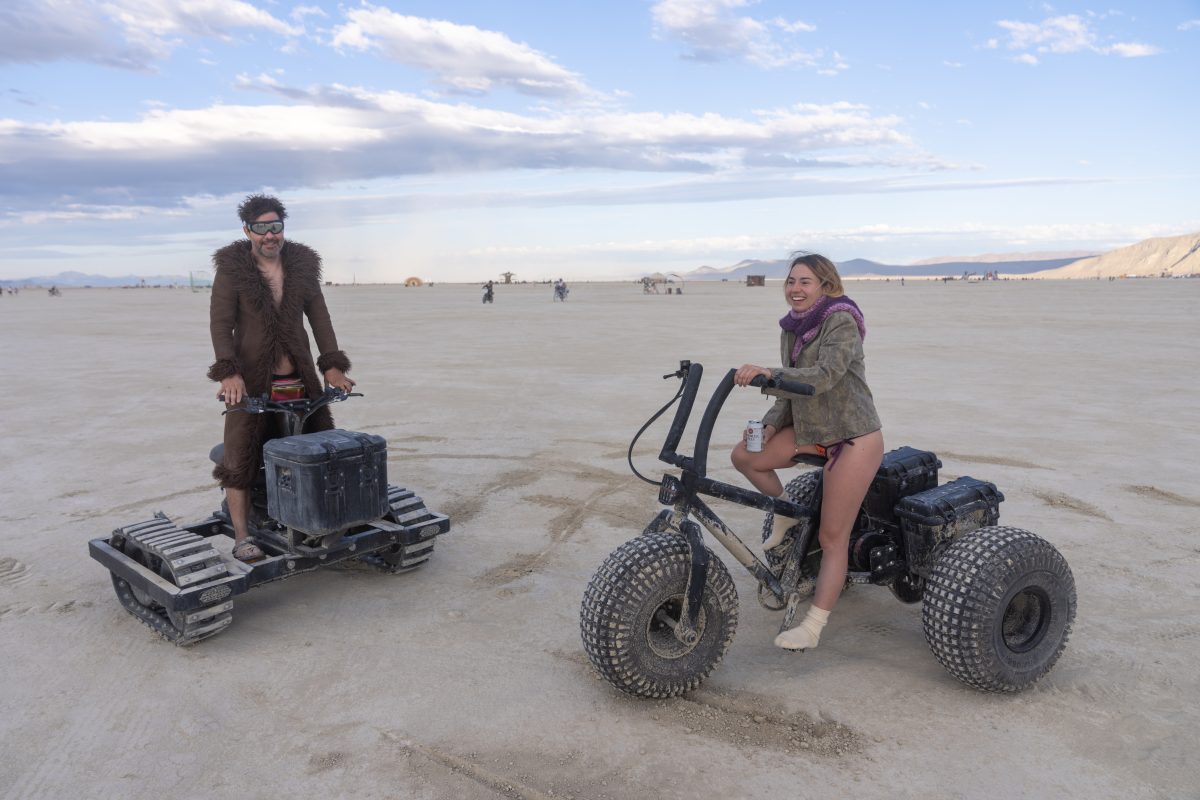 Homemade Playa Bikes