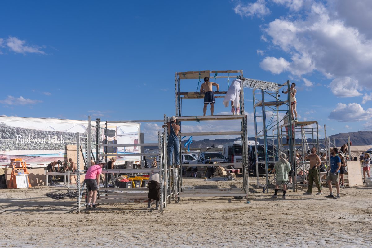 Camp Build Crew at Work
