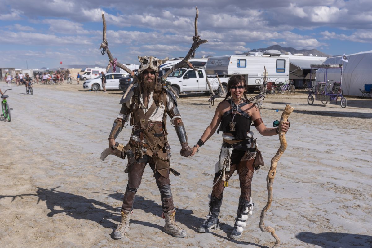 Antler Costumes on Playa