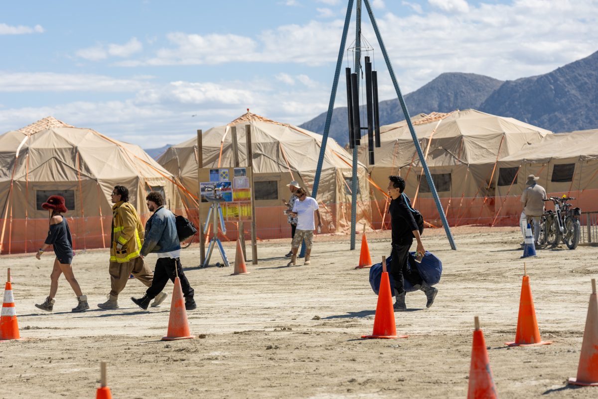 Arrivals at Black Rock City Airport