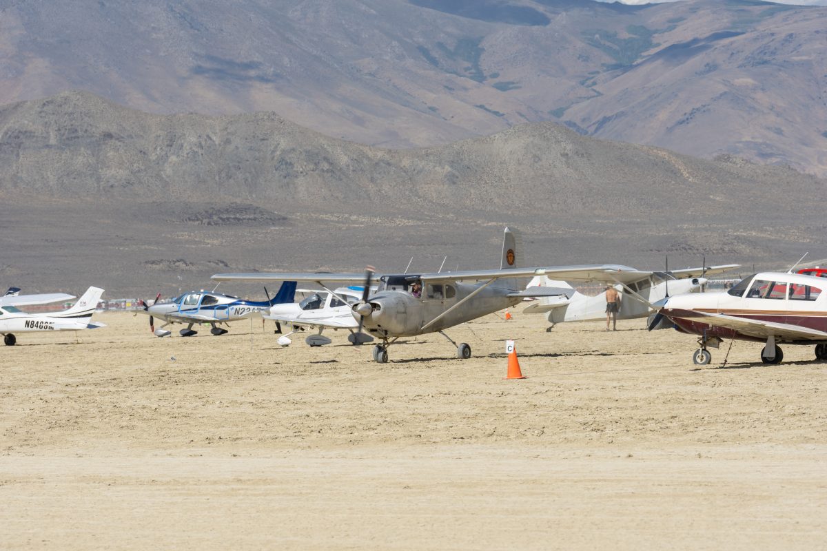 Black Rock City Airport Planes