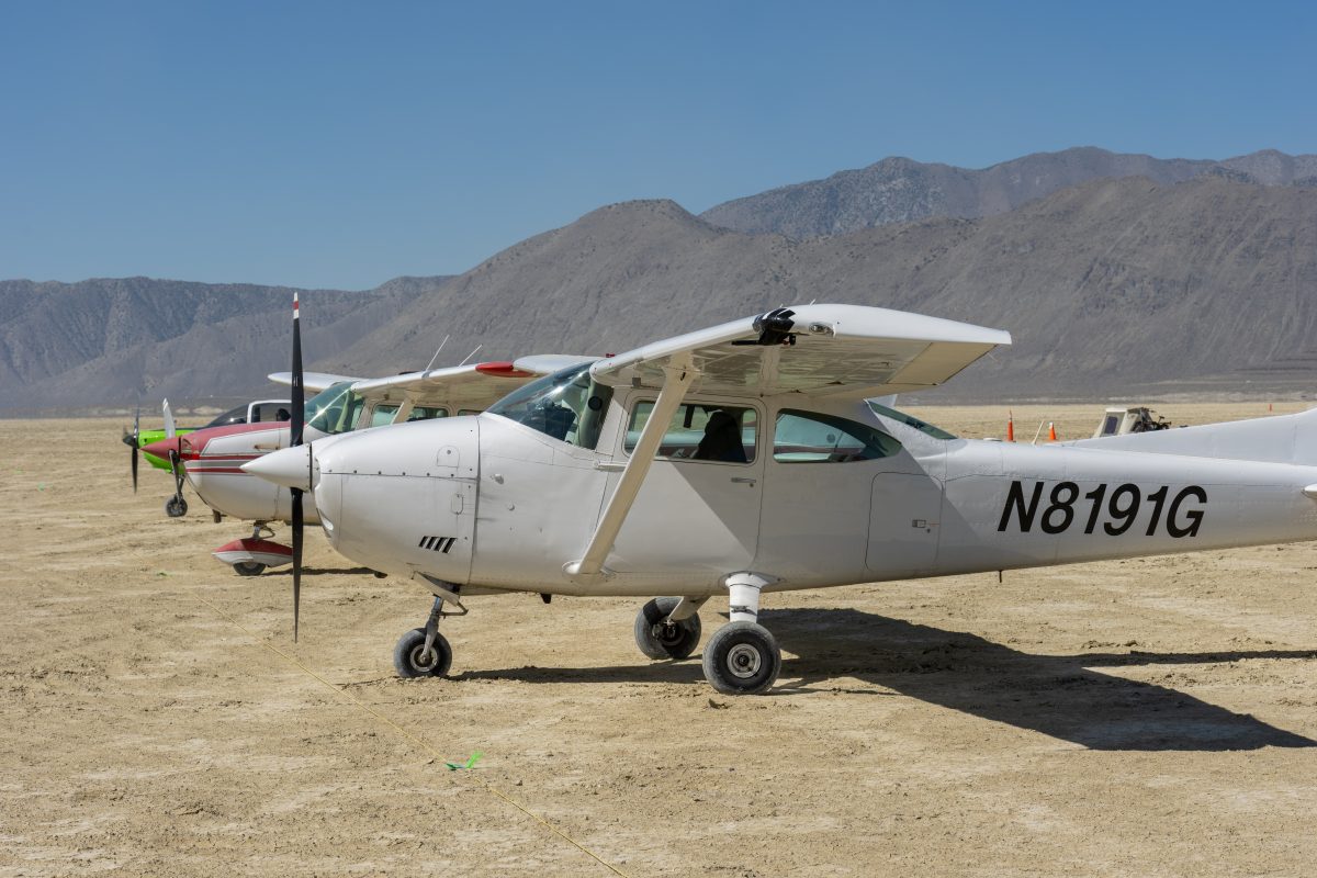 Black Rock City Airport Planes