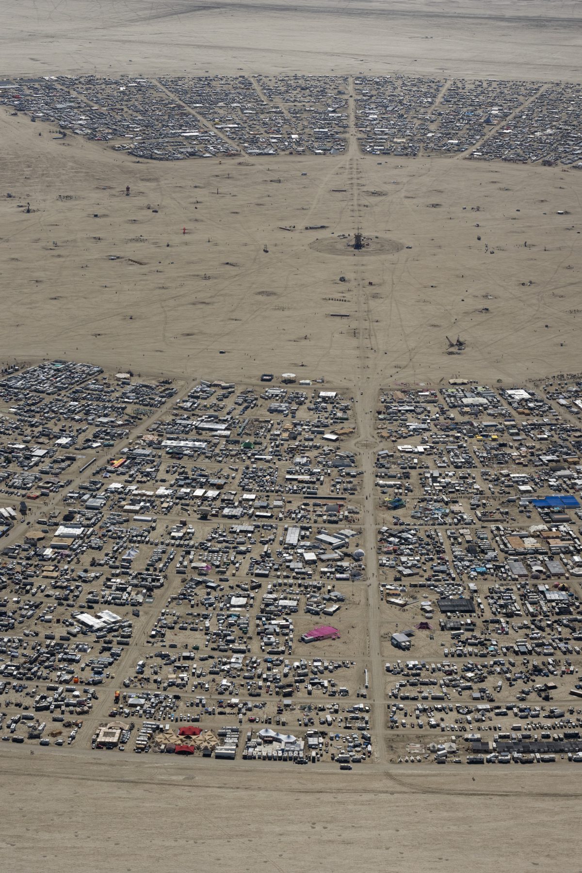 Burning Man 2026 Black Rock City Aerial Photo