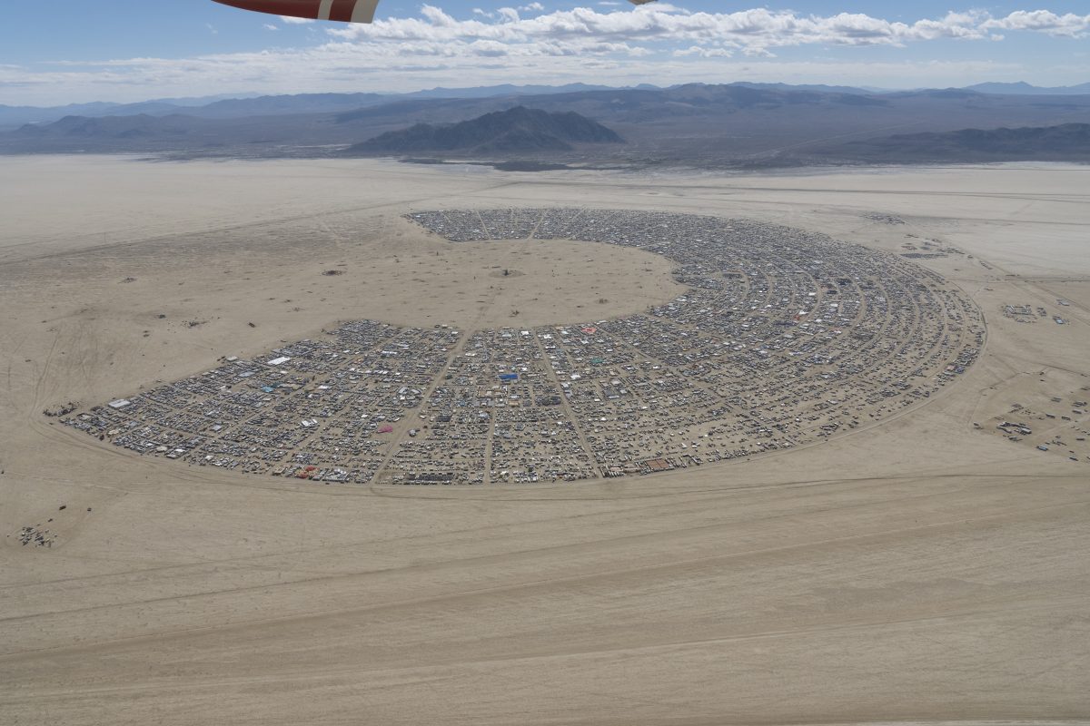 Burning Man 2026 Black Rock City Aerial Photo