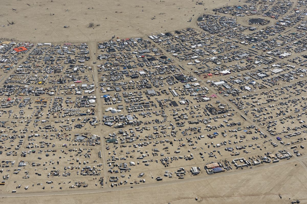 Burning Man 2026 Black Rock City Aerial Photo
