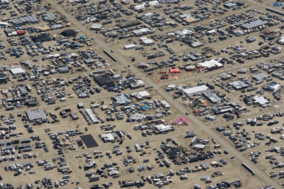 Burning Man 2026 Black Rock City Aerial Photo