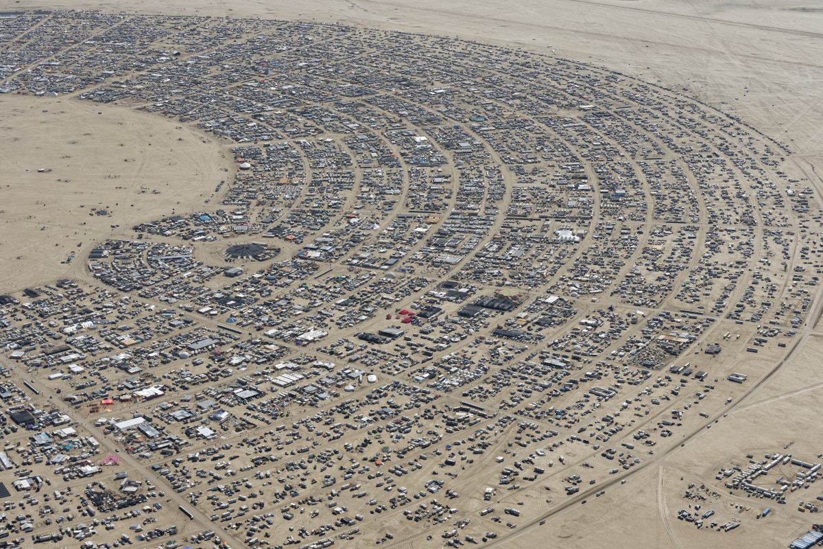 Burning Man 2026 Black Rock City Aerial Photo