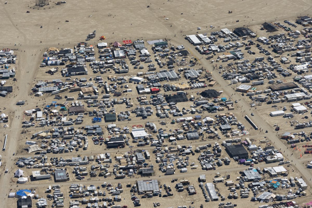 Burning Man 2026 Black Rock City Aerial Photo
