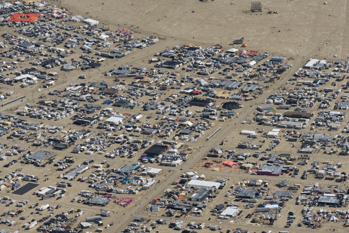 Burning Man 2026 Black Rock City Aerial Photo