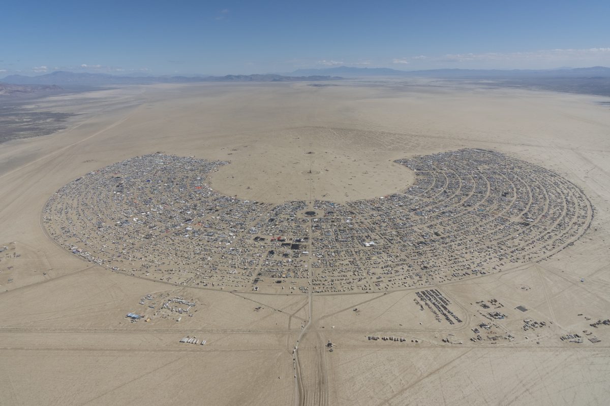 Burning Man 2026 Black Rock City Aerial Photo