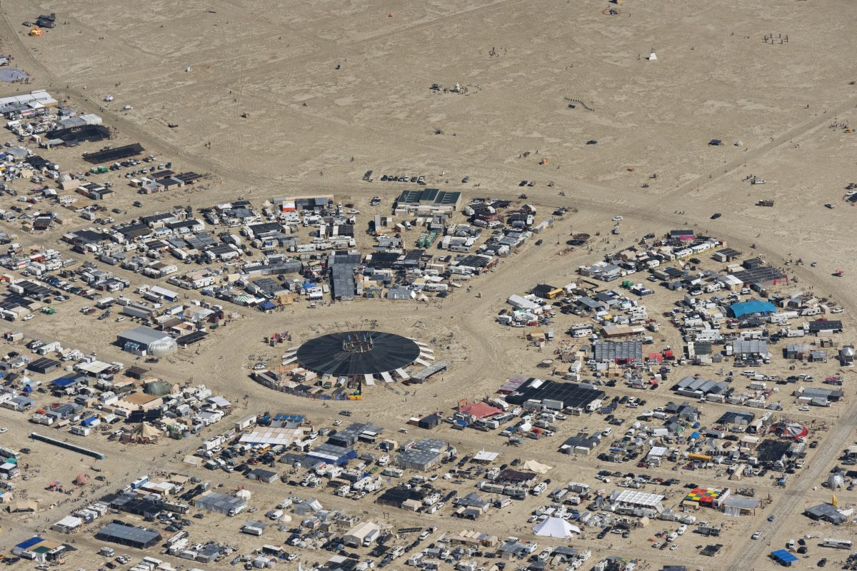 Burning Man 2026 Black Rock City Aerial Photo