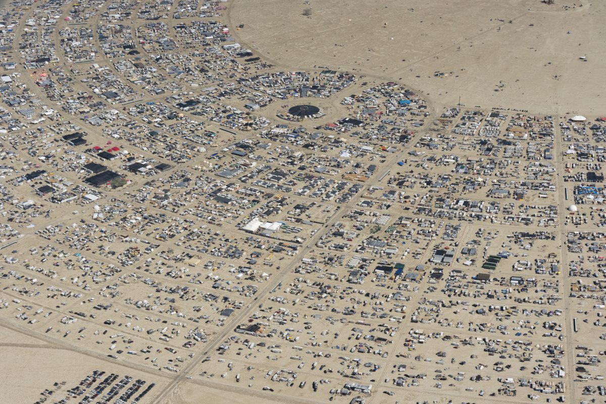 Burning Man 2026 Black Rock City Aerial Photo