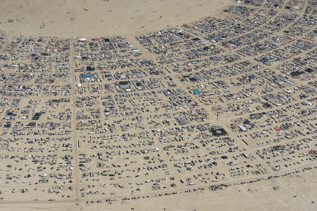 Burning Man 2026 Black Rock City Aerial Photo