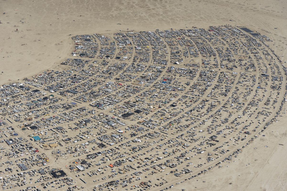 Burning Man 2026 Black Rock City Aerial Photo