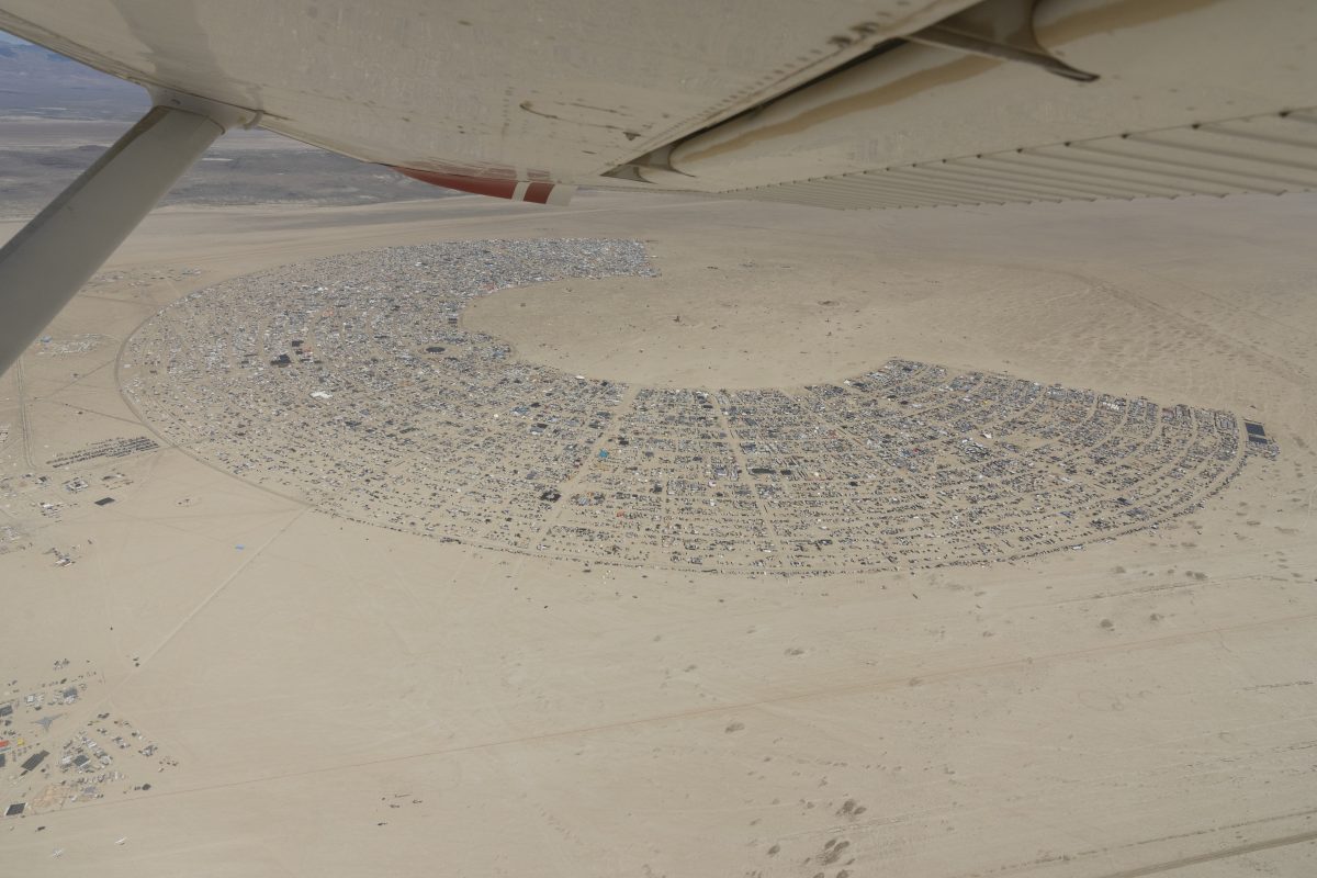 Burning Man 2026 Black Rock City Aerial Photo