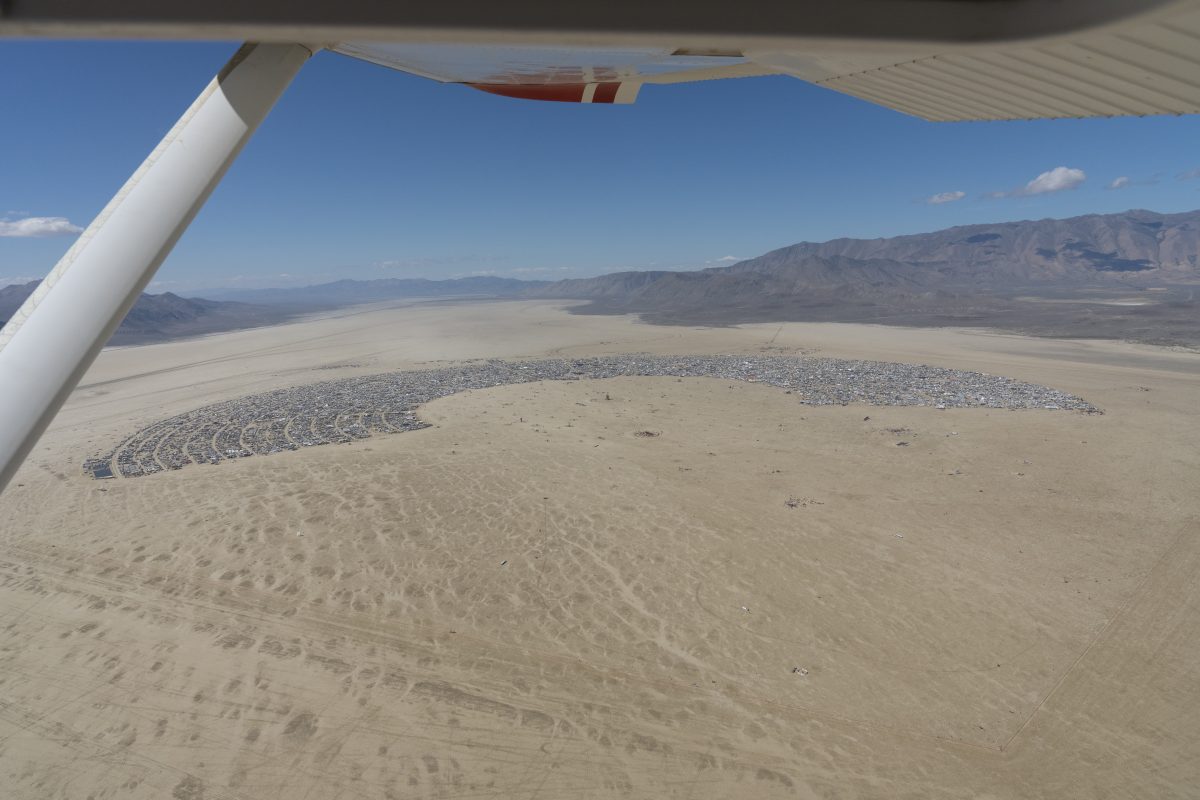 Burning Man 2026 Black Rock City Aerial Photo
