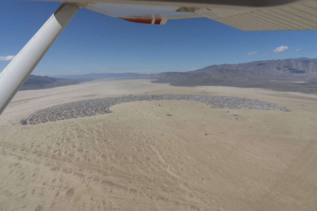 Burning Man 2026 Black Rock City Aerial Photo