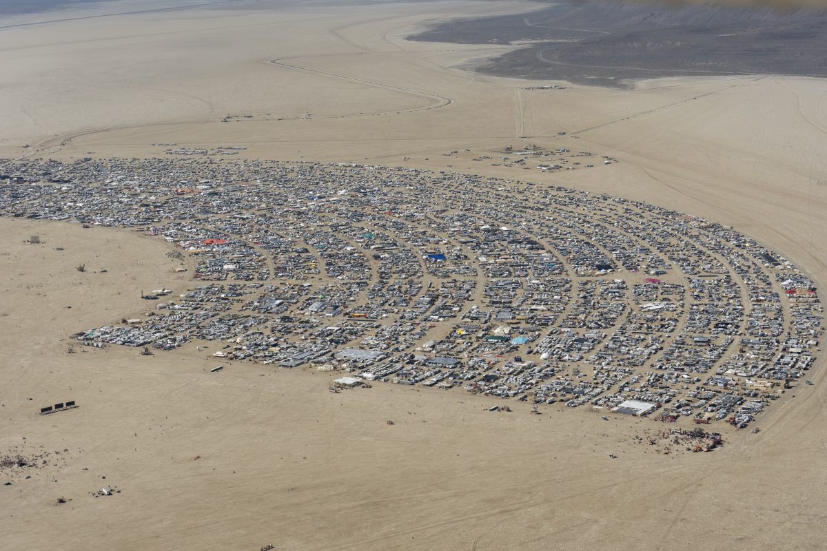 Burning Man 2026 Black Rock City Aerial Photo