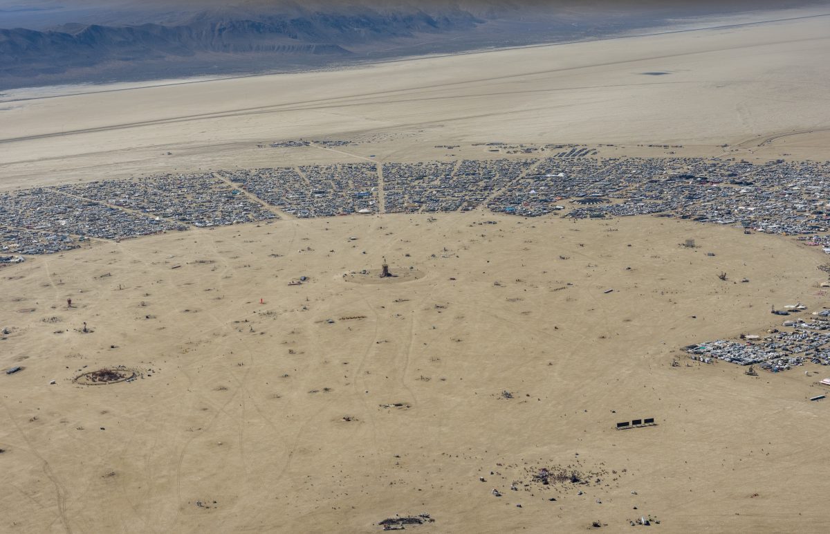 Burning Man 2026 Black Rock City Aerial Photo