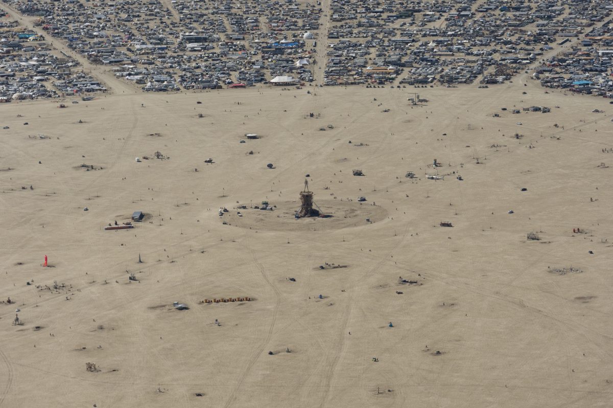 Burning Man 2026 Black Rock City Aerial Photo