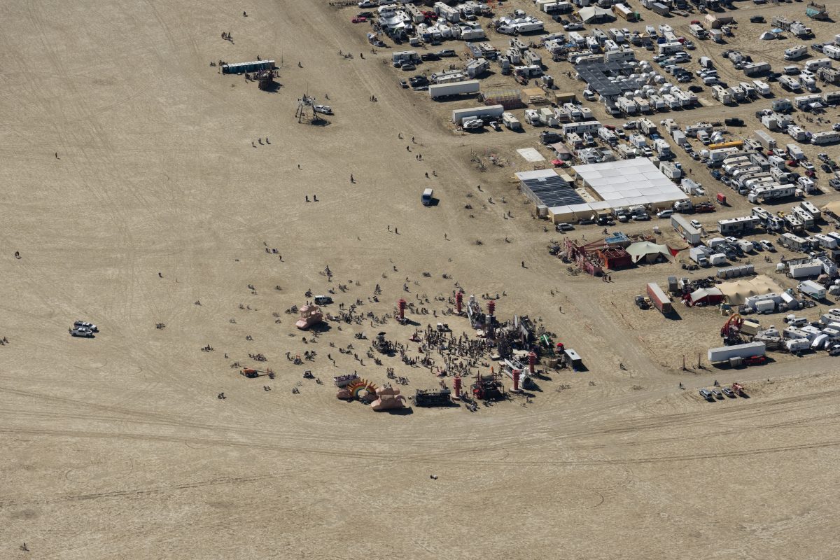 Burning Man 2026 Black Rock City Aerial Photo