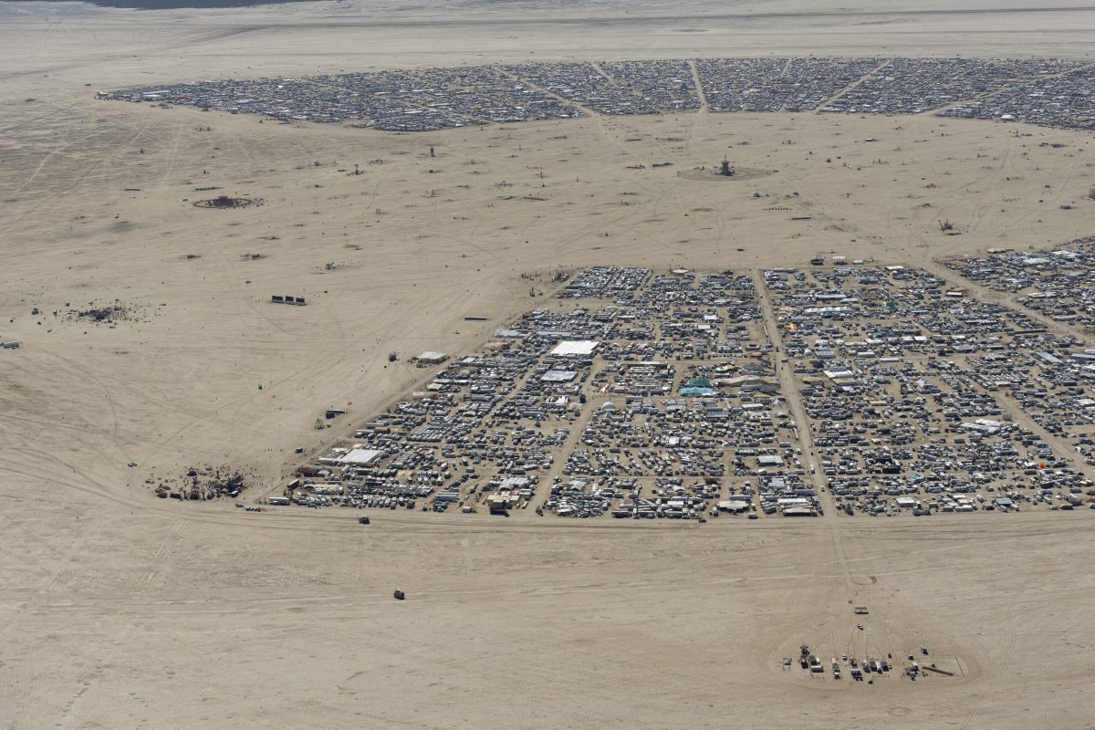 Burning Man 2026 Black Rock City Aerial Photo