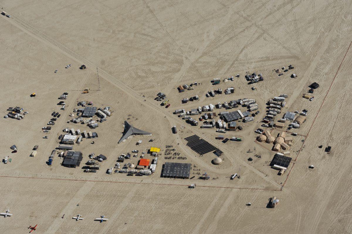 Black Rock City Airport From The Air